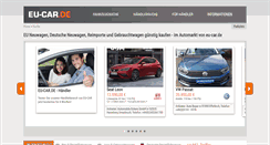 Desktop Screenshot of eu-car.de