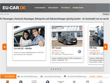 Tablet Screenshot of eu-car.de